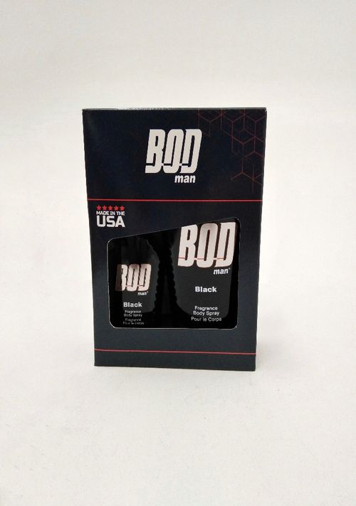 Set Body Mist Black 8oz + mini 6oz