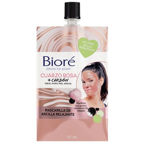 Mascarilla Arcilla Cuarzo Rosa + Carbón 50 ml