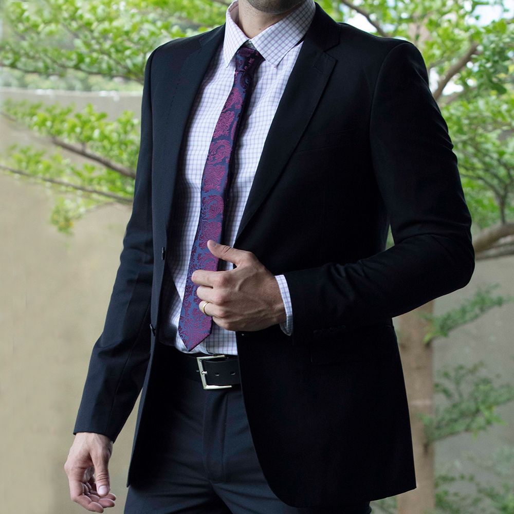 Traje classic slim fit negro