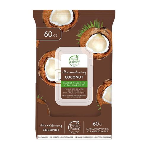 Makeup Removing Cleansing Wipes Coconut 60 unidades