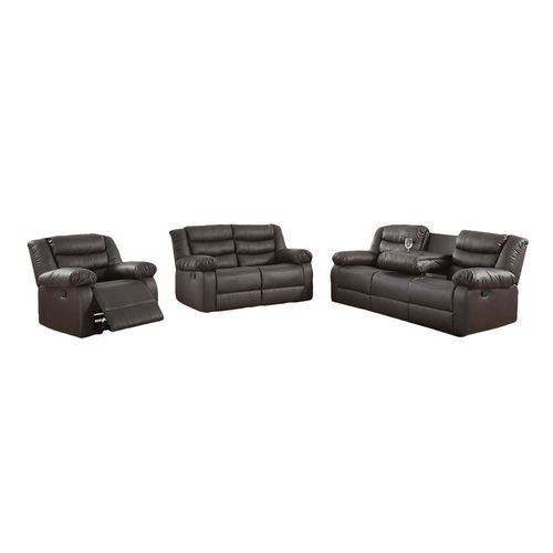 Sala 3-2-1 reclinable negro