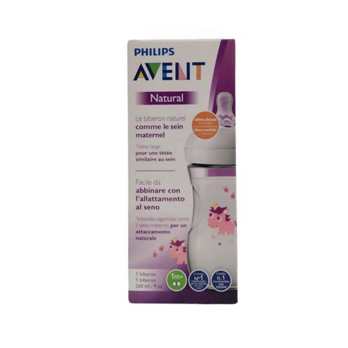 Pacha natural estampada de unicornio 260 ml