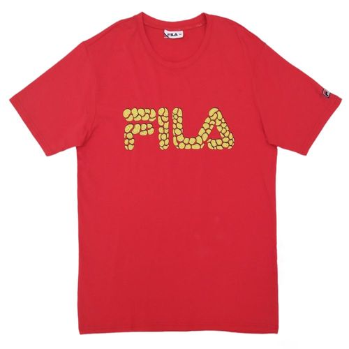 Camiseta estampada roja