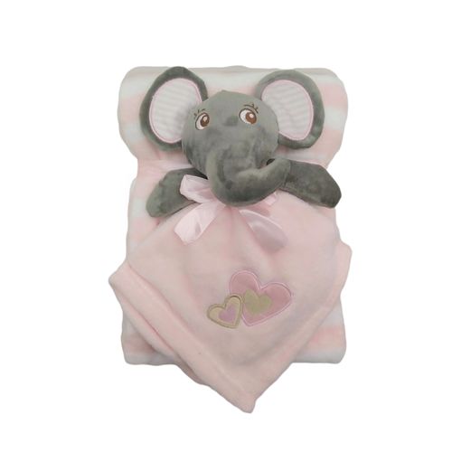 Frazada rosa de elefante