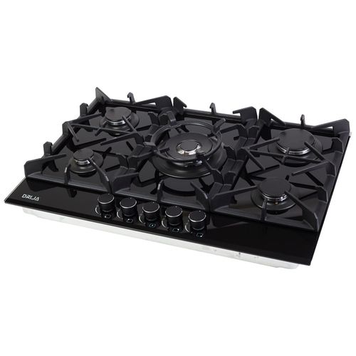 Cocina de gas vitroceramica  76cm 5quemadores italiano volt 110v/240v