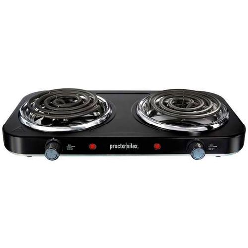 Placa de cocina doble quemador 1000watt