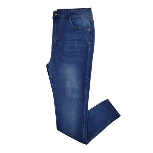 Skinny jeans fit azul lavado