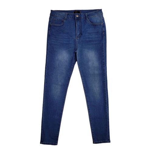 Skinny jeans fit azul lavado