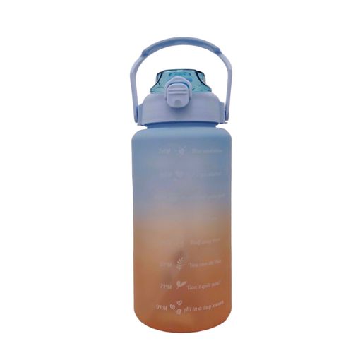 Botella grande celeste degradado