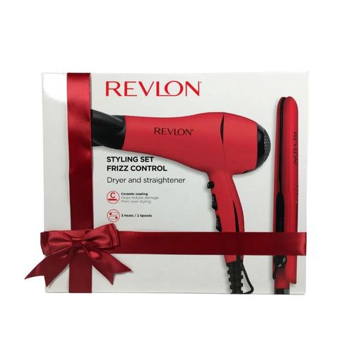 Kit Revlon Secador y Plancha Roja