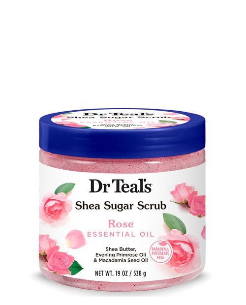 Dr. Teal's Shea Sugar Scrub Rose 538g