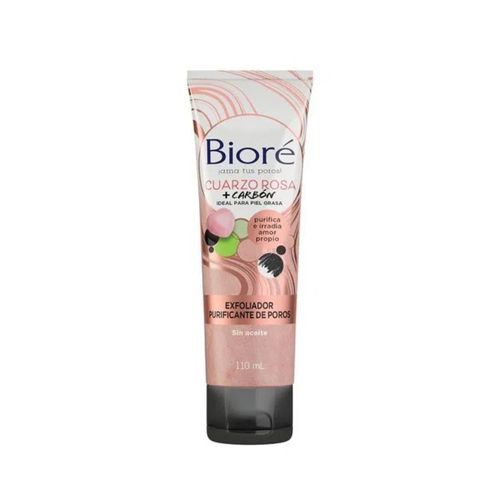 Exfoliador Purificante Cuarzo Rosa + Carbón  110ml