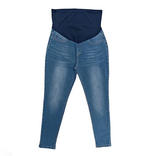 Skinny jeans de maternidad azul claro