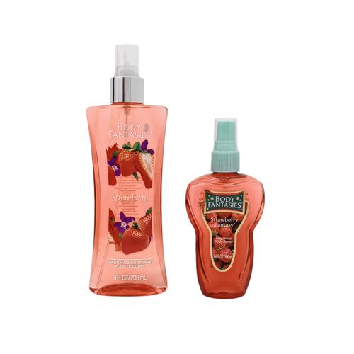 Estuche Body Mist Strawberry 236ml + Body Mist Mediano Strawberry 100ml