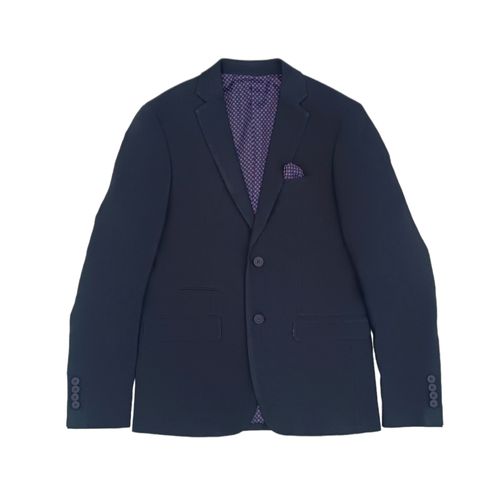 Blazer navy sólido