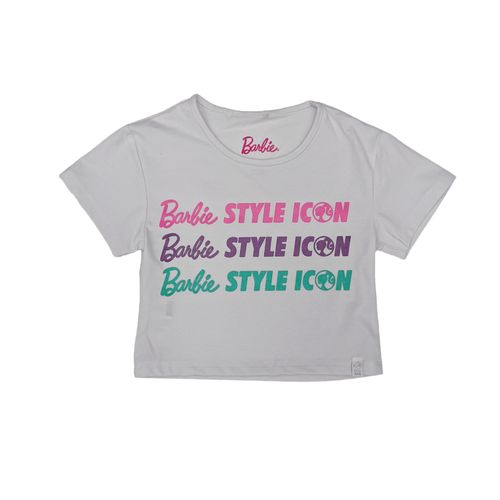 Crop top blanco Barbie