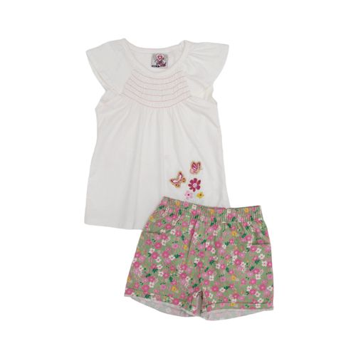 Conjunto con short floral