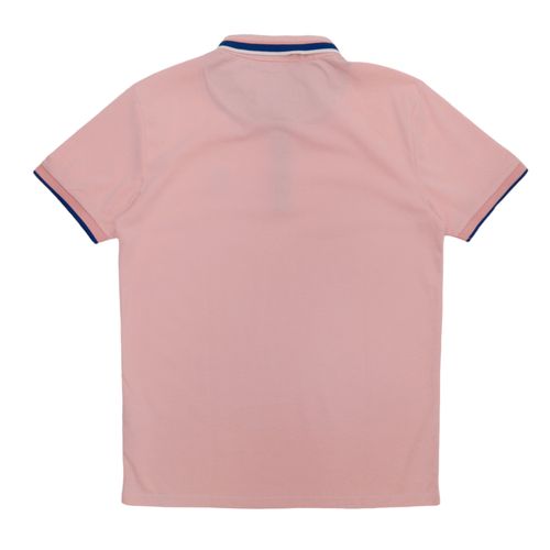 Camisa tipo Polo rosa sólido