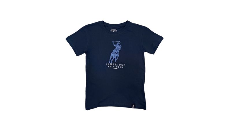 Camiseta marino con estampación – Polo Club
