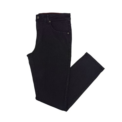 Slim fit jeans sólido negro