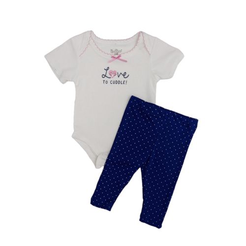 Conjunto estampado azul