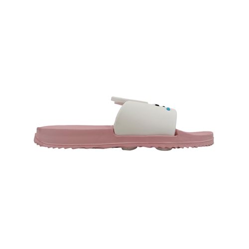 Sandalias slip on de conejo blancas
