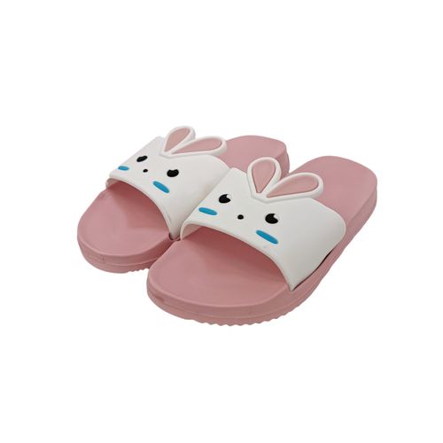 Sandalias slip on de conejo blancas