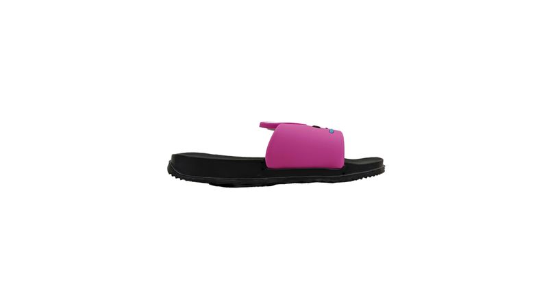 Sandalias slip on de conejo negras