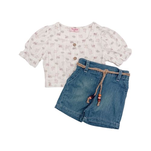 Conjunto floral de 2 piezas
