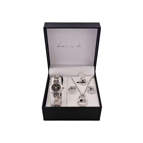 Set de reloj análogo bicolor