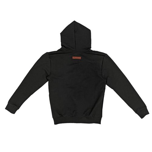 Hoodie sólido negro