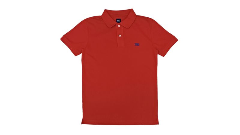 Camisa tipo polo roja