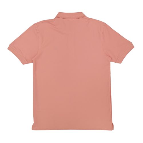 Camisa tipo polo rosa