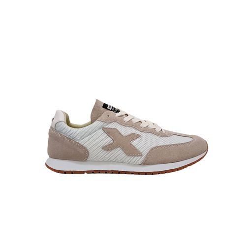 Sneakers beige con textura