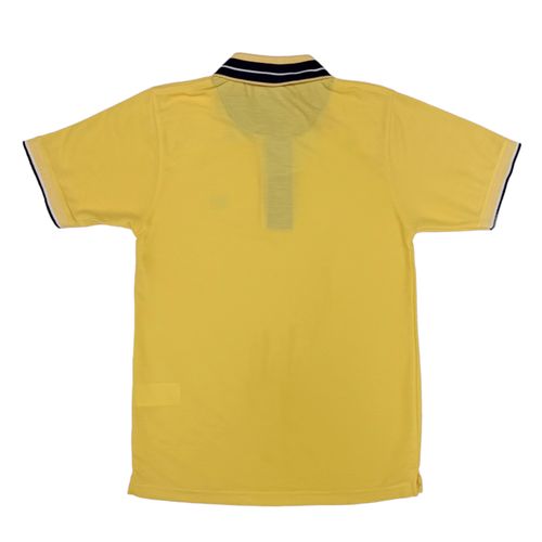 Camisa tipo polo amarillo sólido