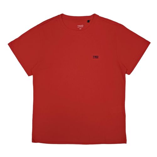 Camiseta rojo sólido