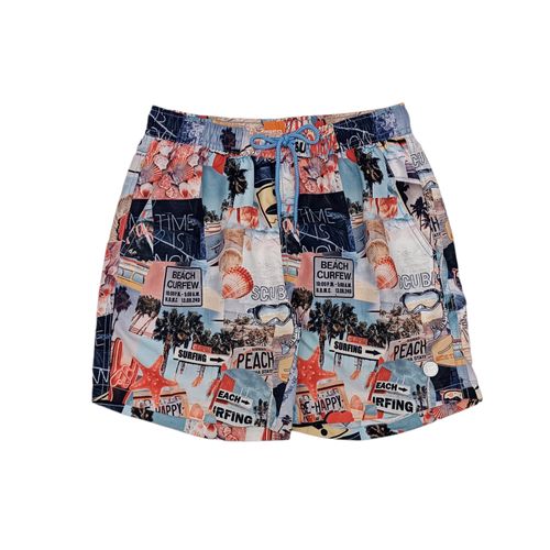 Short multicolor estampado