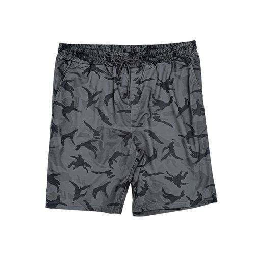 Short gris estampado