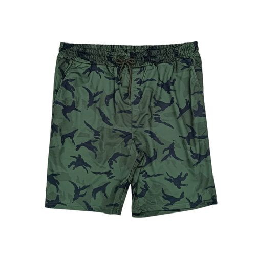 Short verde estampado