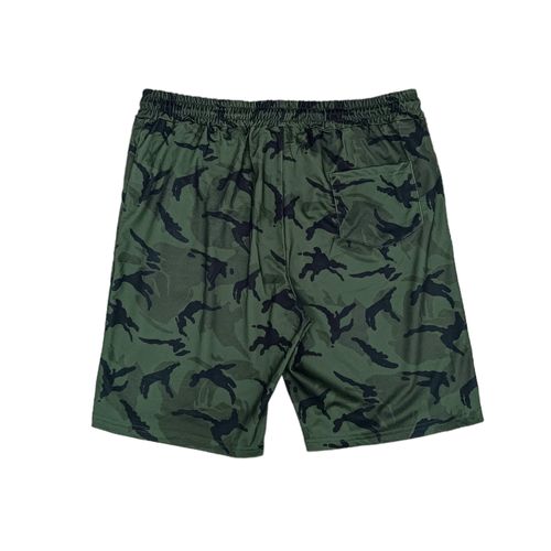 Short verde estampado