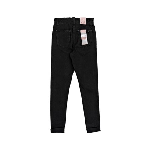 Jogger negro denim sólido