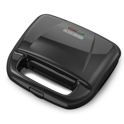 Waflera negra cuadrada 760W