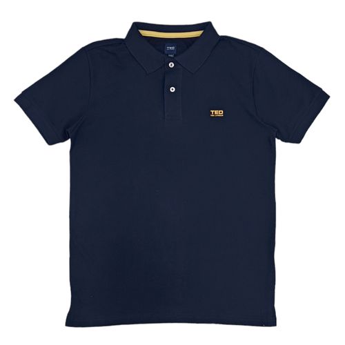 Camisa tipo polo navy sólido