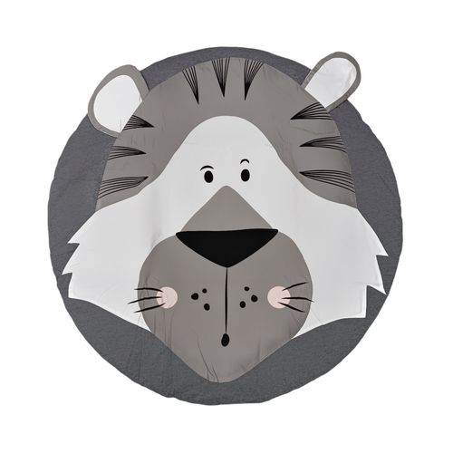 Alfombra estampada con tigre