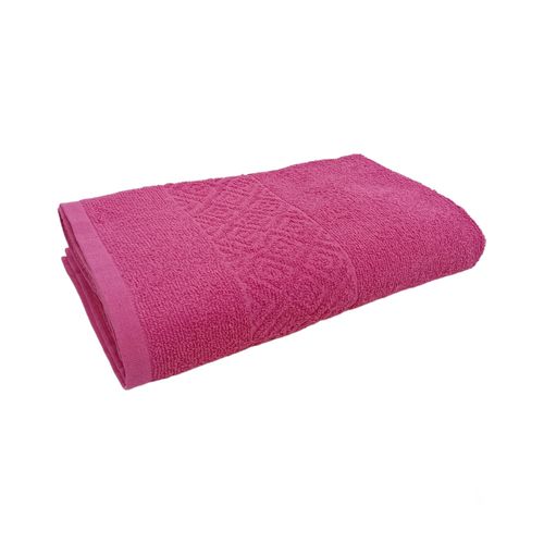 Toalla de baño fucsia sólida