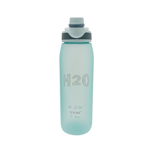 Termo plástico estampado celeste 850ml