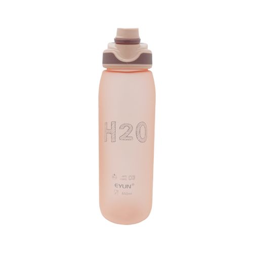 Termo plástico estampado rosa 850ml