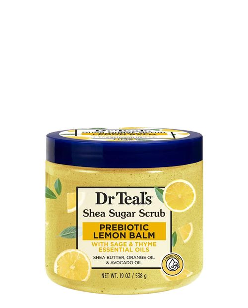 Shea sugar body scrub prebiotic lemon balm 538g