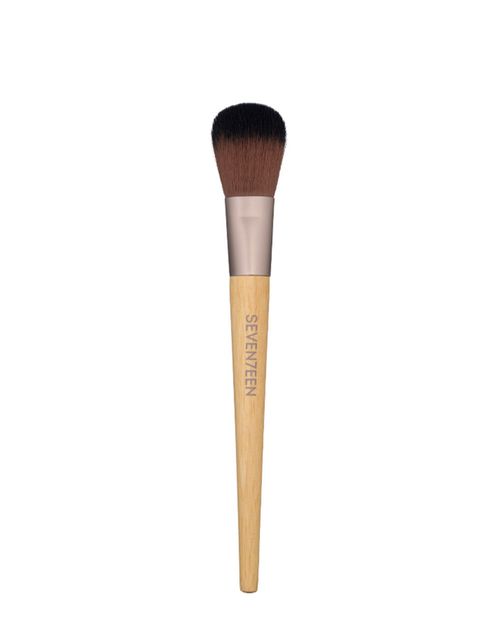 Blush brush bamboo handle