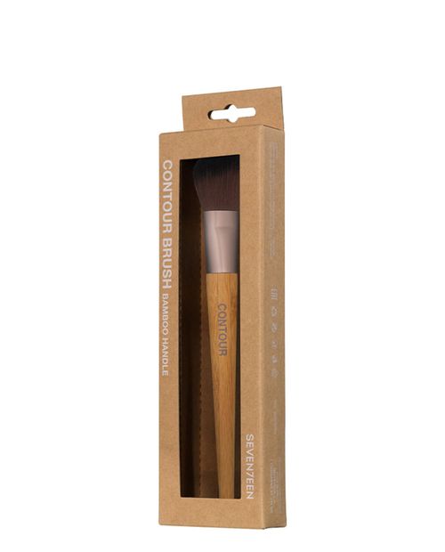 Contour brush bamboo handle